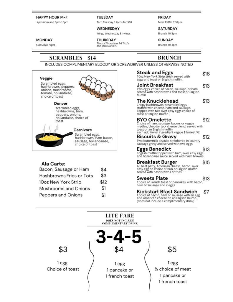 Menu Page 3