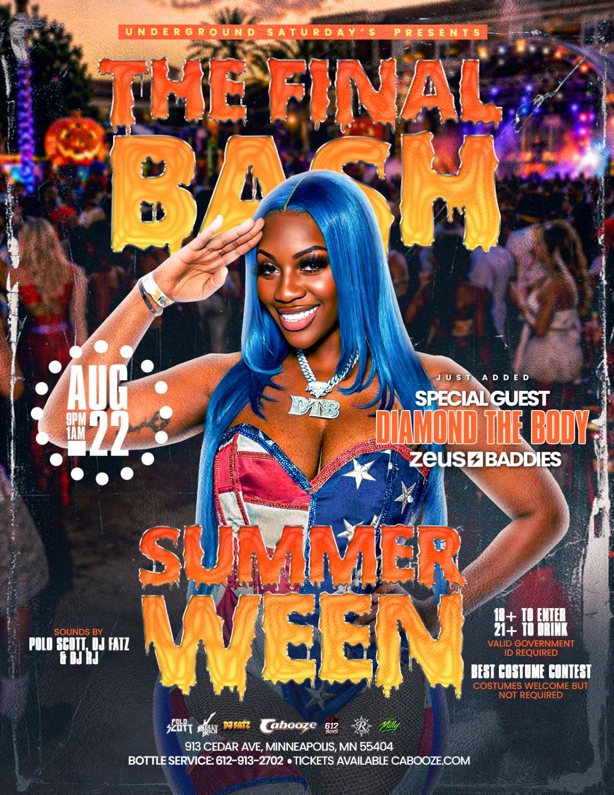 THE FINAL BASH: DIAMOND THE BODY