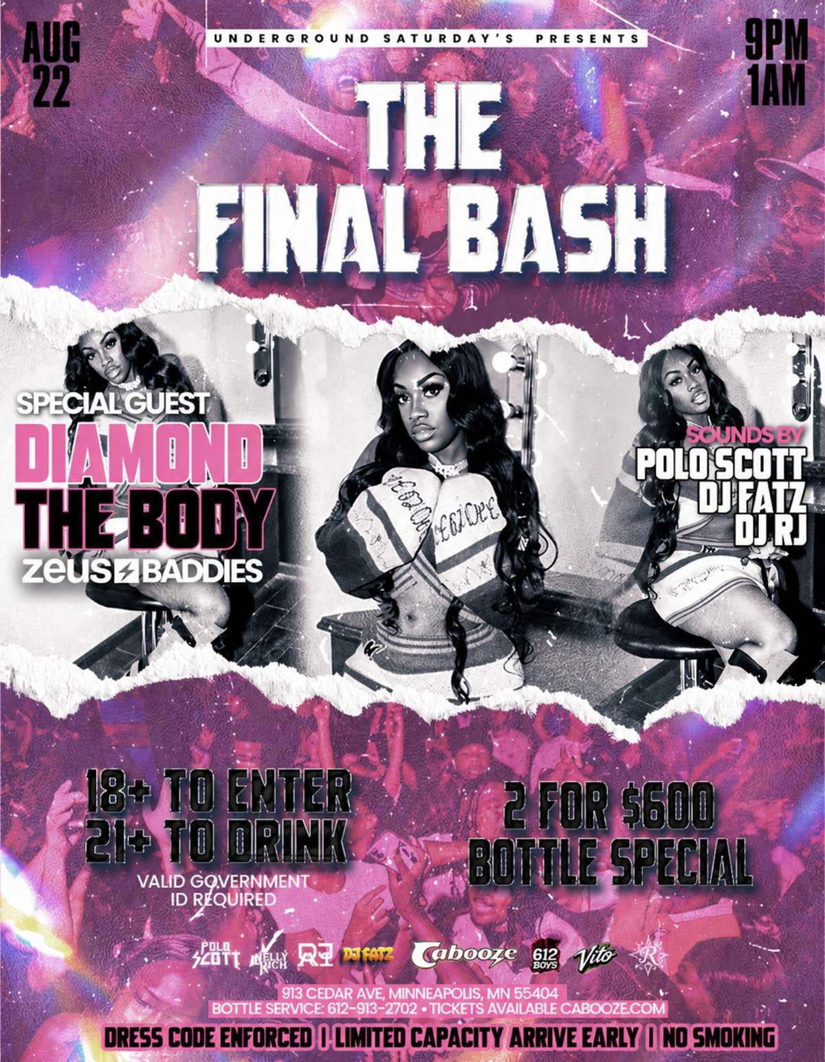 THE FINAL BASH: DIAMOND THE BODY