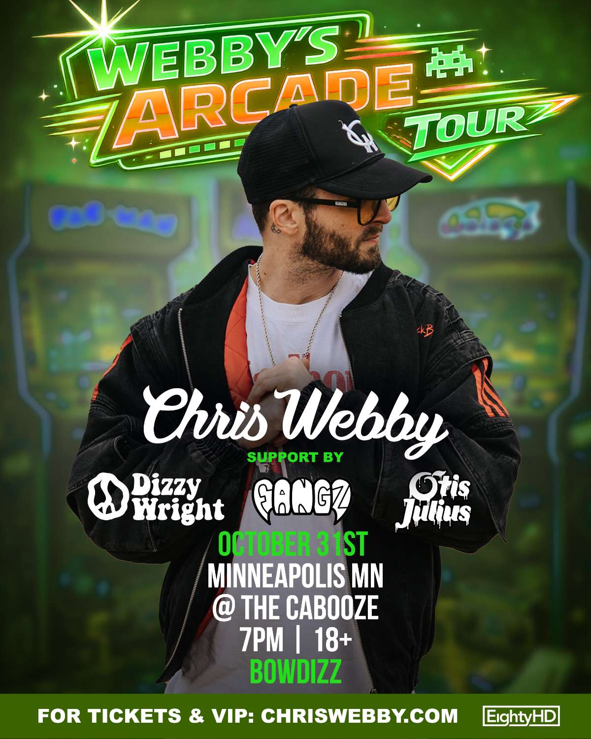 Chris Webby “Webby’s Arcade Tour”