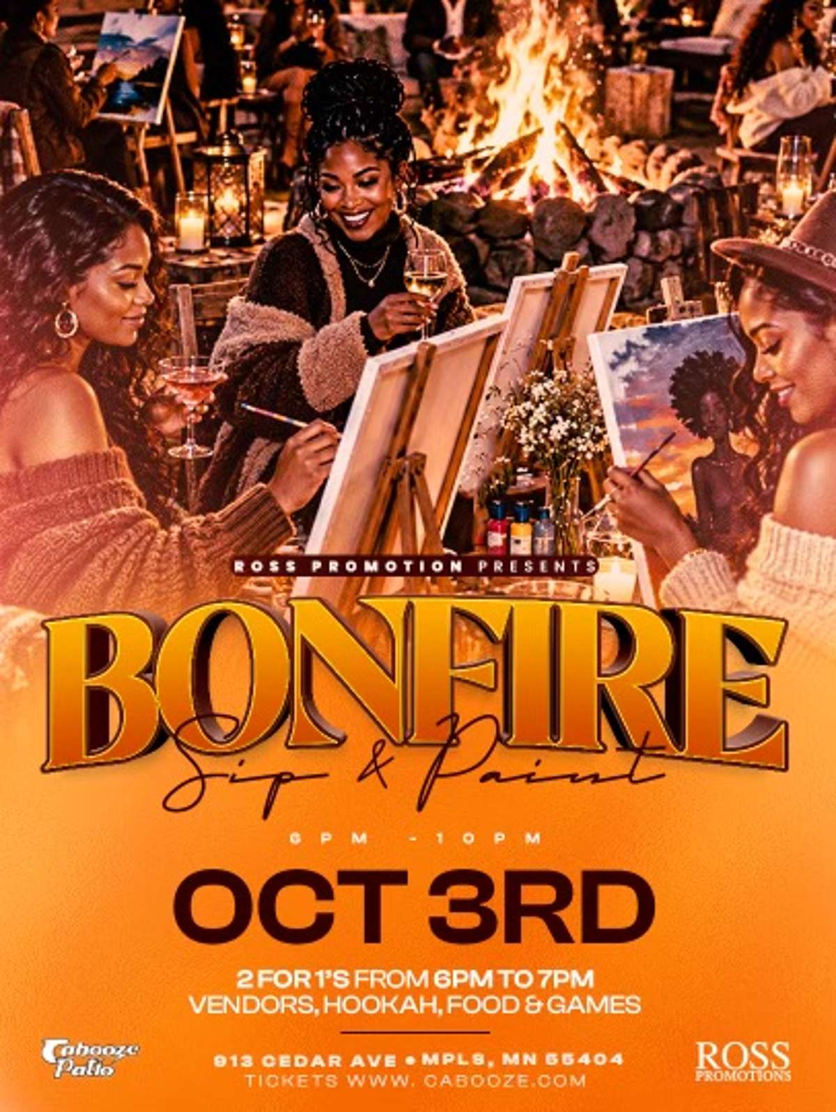 Sip & Paint: Bonfire