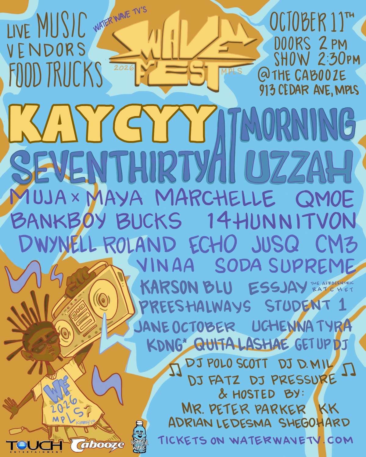 “WAVE FEST With KayCyy, Seventhirtyatmorning & More!”
