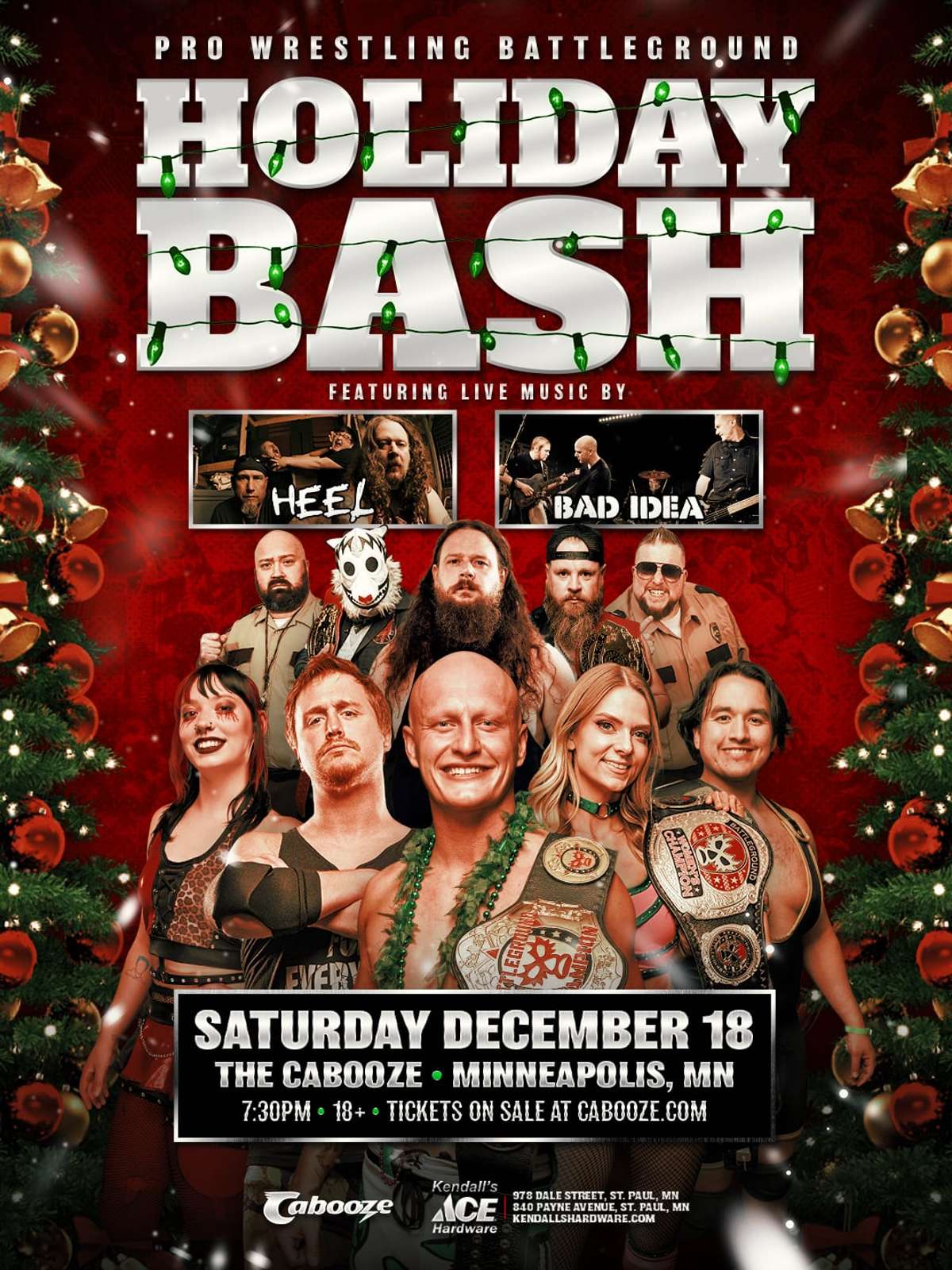 PRO WRESTLING BATTLEGROUND HOLIDAY BASH